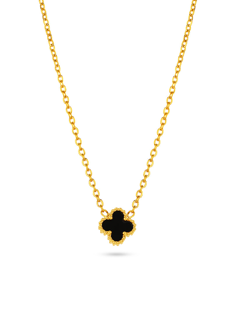 Golden Clover Necklace