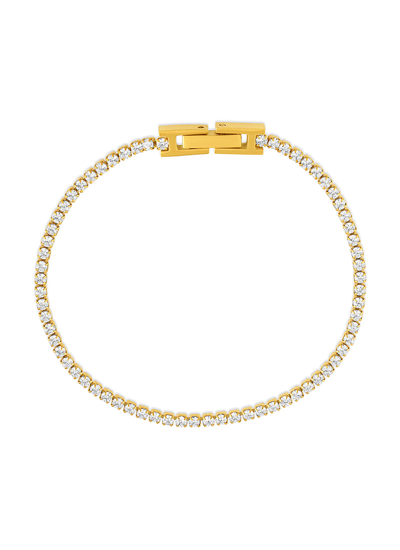 Slim Sparkle Tennis Bracelet