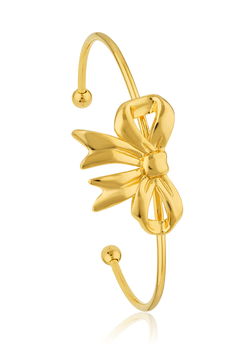 Golden Bow Cuff Bracelet