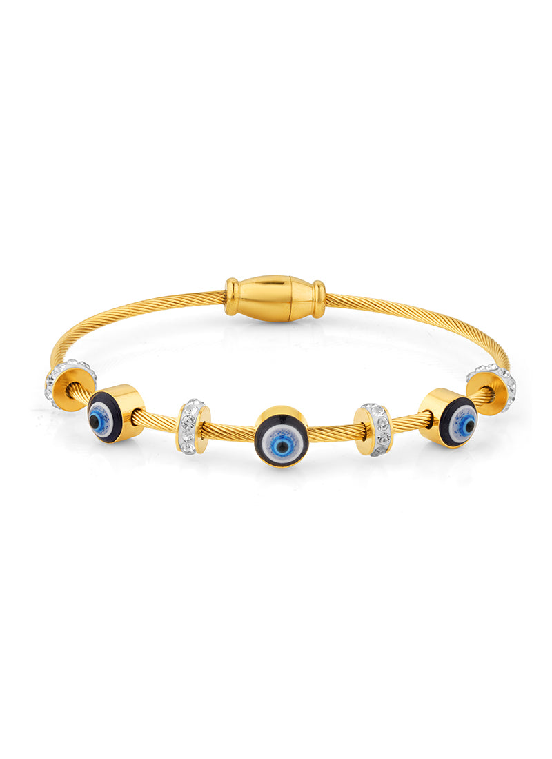 Evil Eye Bangle Bracelet