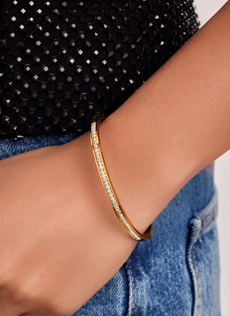 Shimmer Line Bangle Bracelet