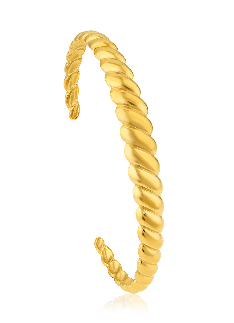 Sculpted Coil Cuff Bracelet