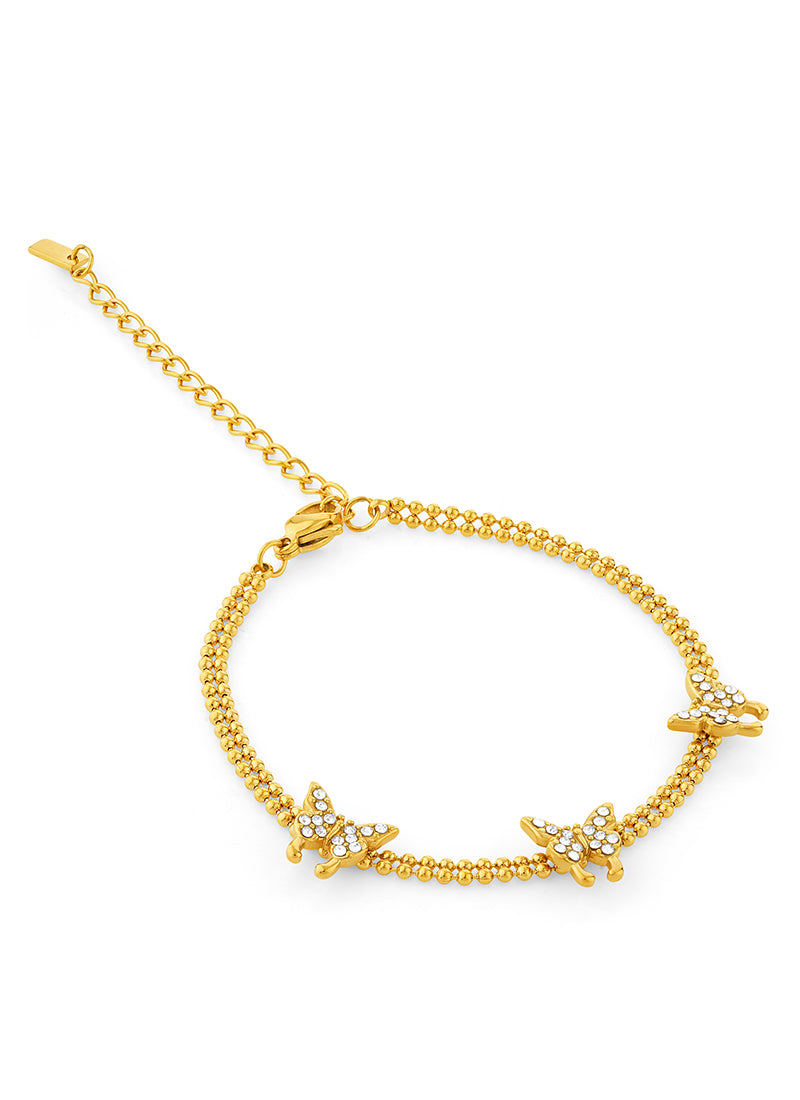 Crystal Butterfly Bracelet
