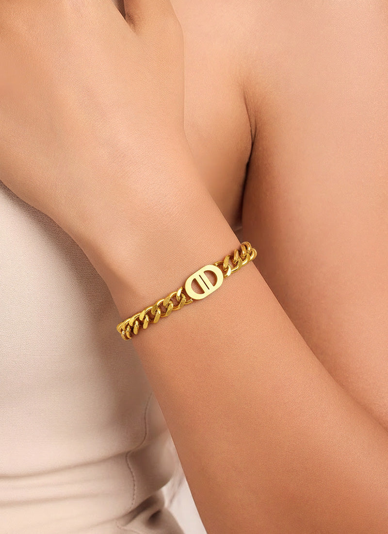 Cuban Plate Bracelet