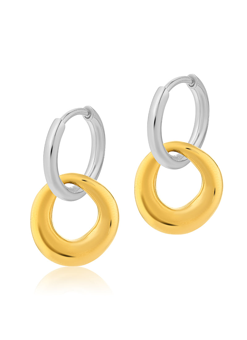 Melted Harmony Hoop Earrings