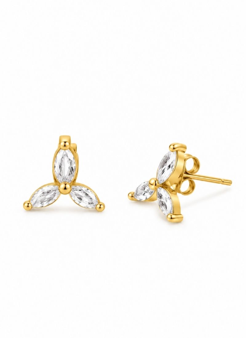 Marquise Bloom Stud Earrings