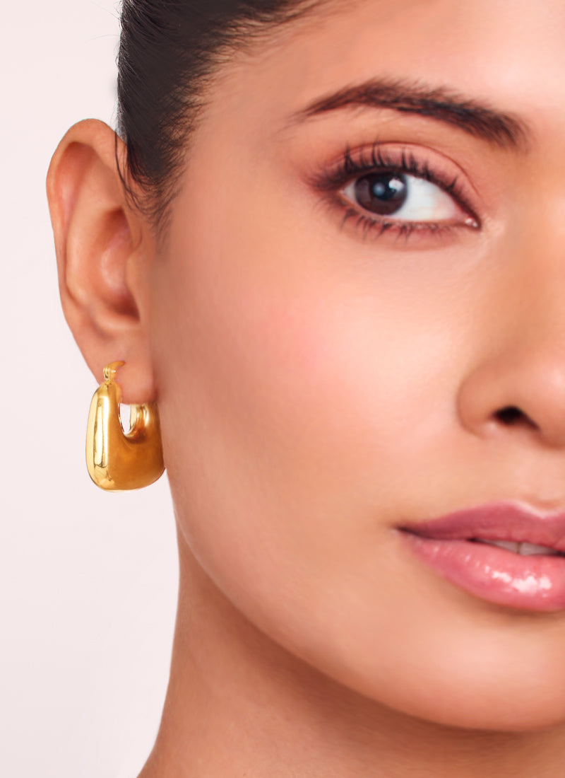 Auric Bold Curve Earrings