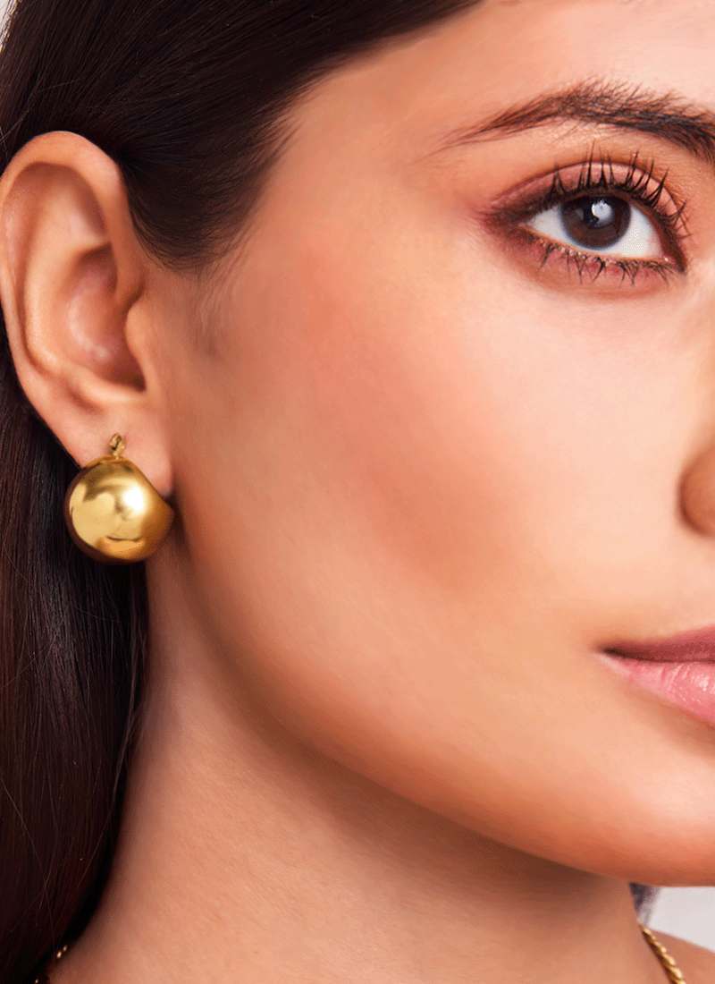 Golden Dome Earrings