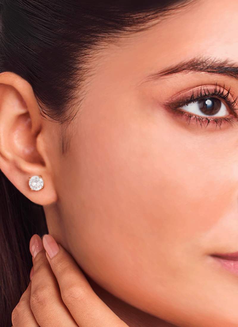 Classic Golden Solitaire Studs