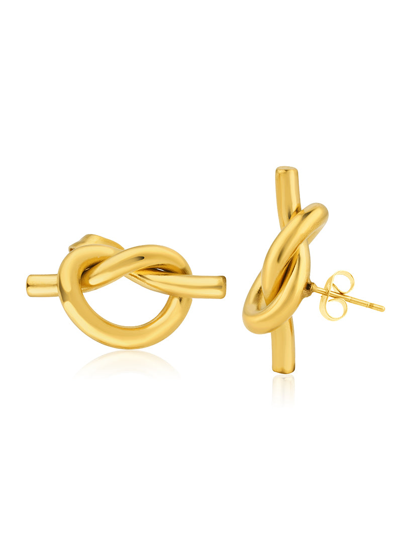 Minimal Gold Knot Studs