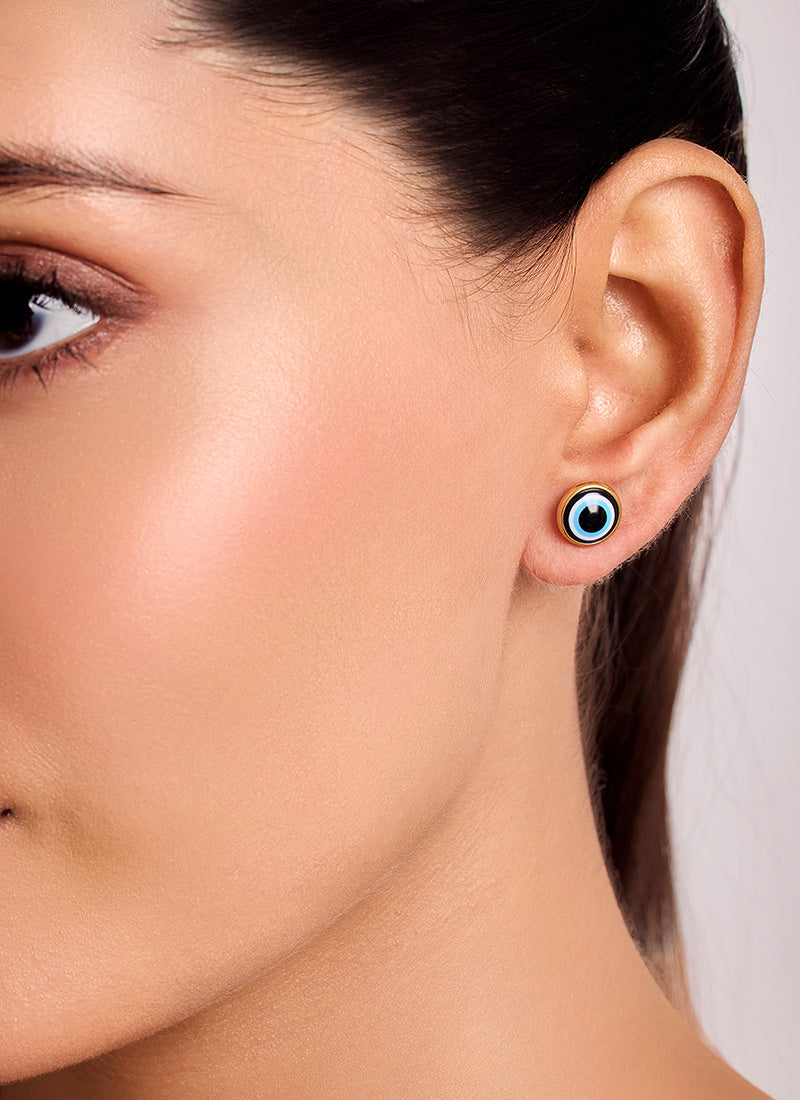 Evil Eye Stud Earrings