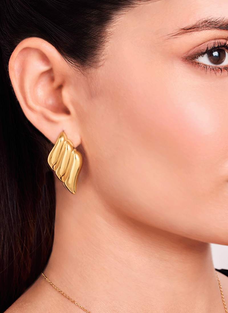 Sculpted Wing Earrings