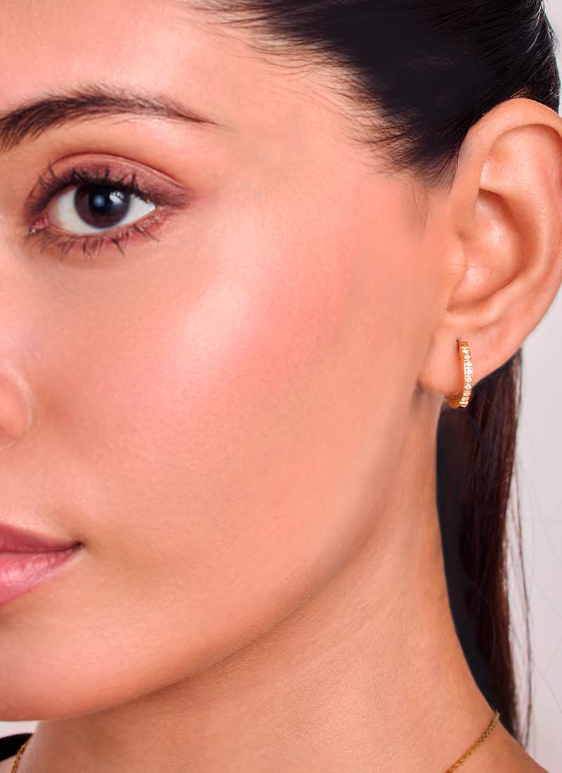 Twilight Huggie Hoops