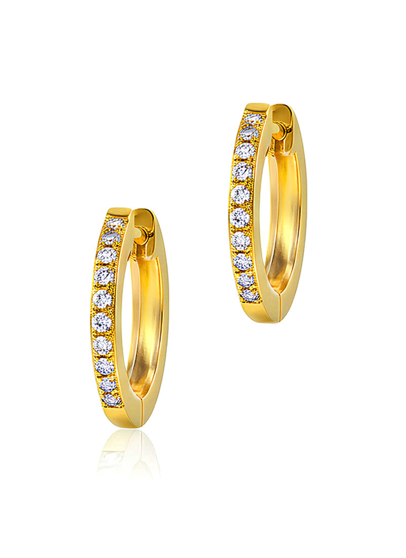 Twilight Huggie Hoops