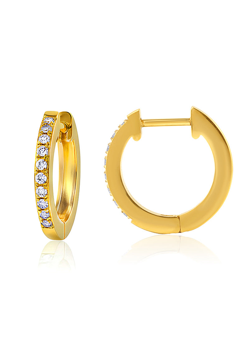 Twilight Huggie Hoops