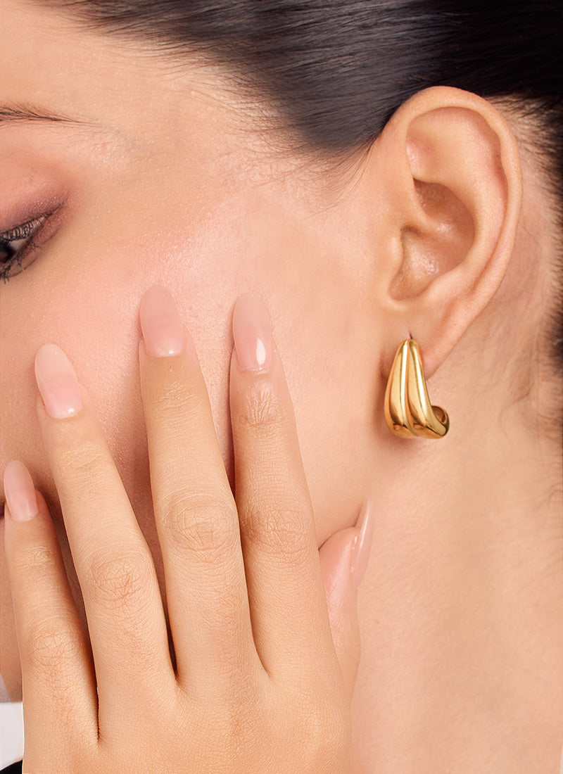 Molten Curve Earrings