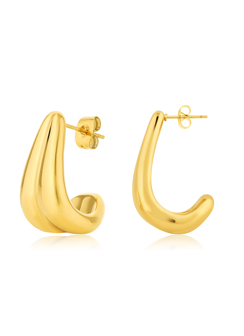 Molten Curve Earrings