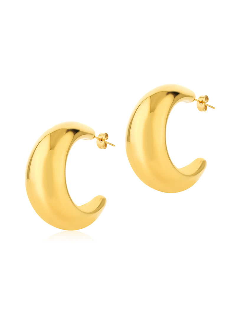 Golden Dune Hoops