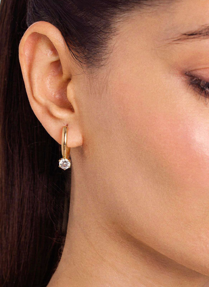 Celeste Drop Hoops