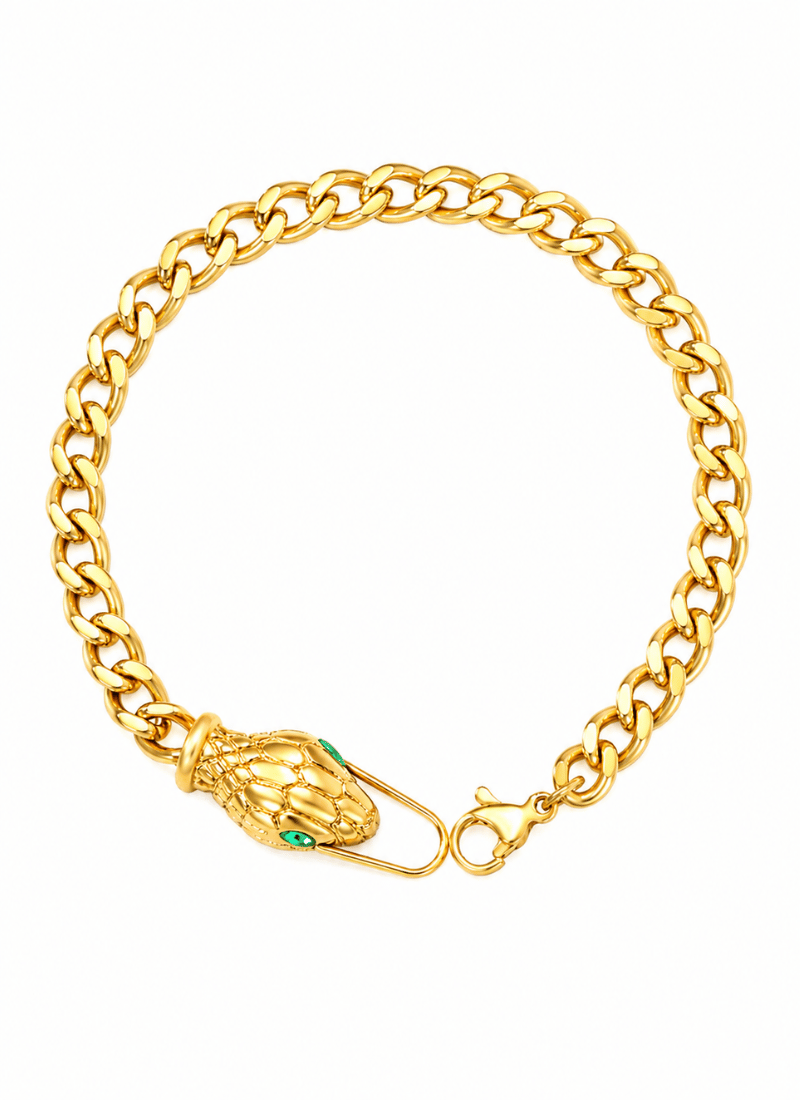 Emerald Serpent Bracelet