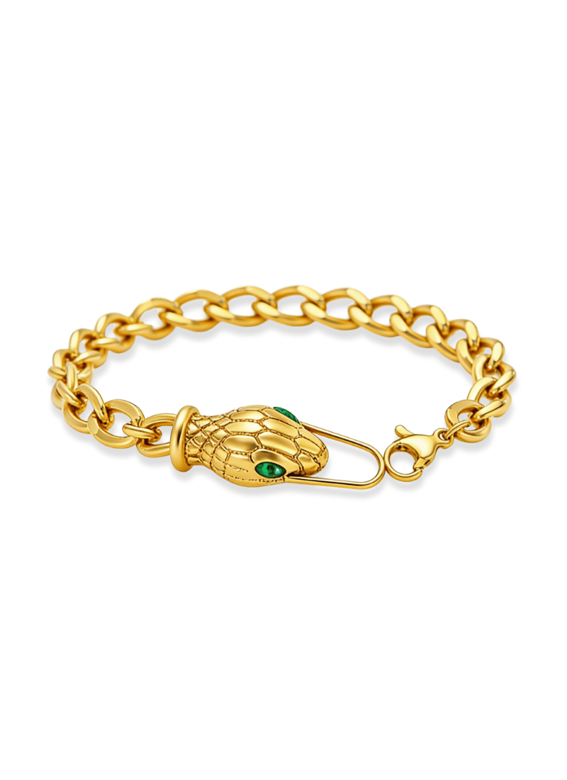 Emerald Serpent Bracelet