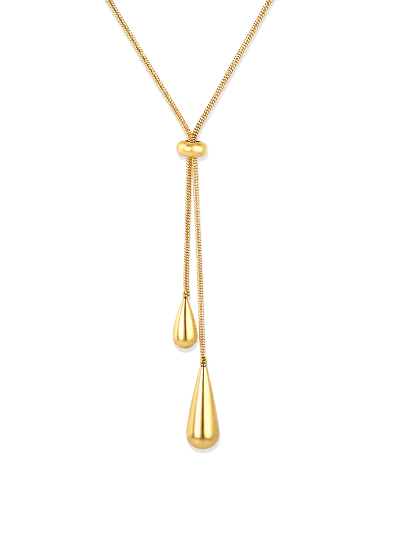 Golden Cascade Necklace