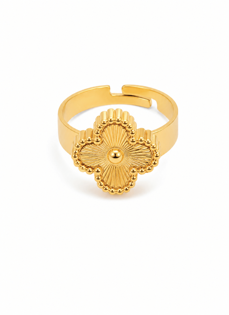 Golden Clover Ring
