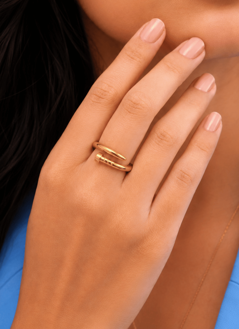 Golden Nail Ring:BYOS