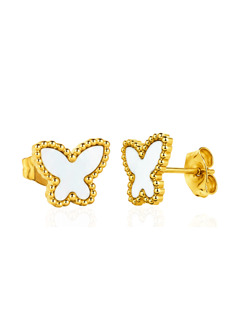 Ivory Flutter Studs