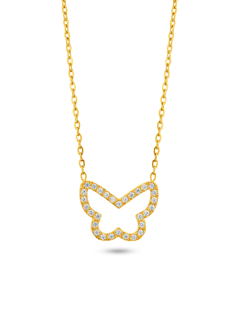 Golden Butterfly Necklace