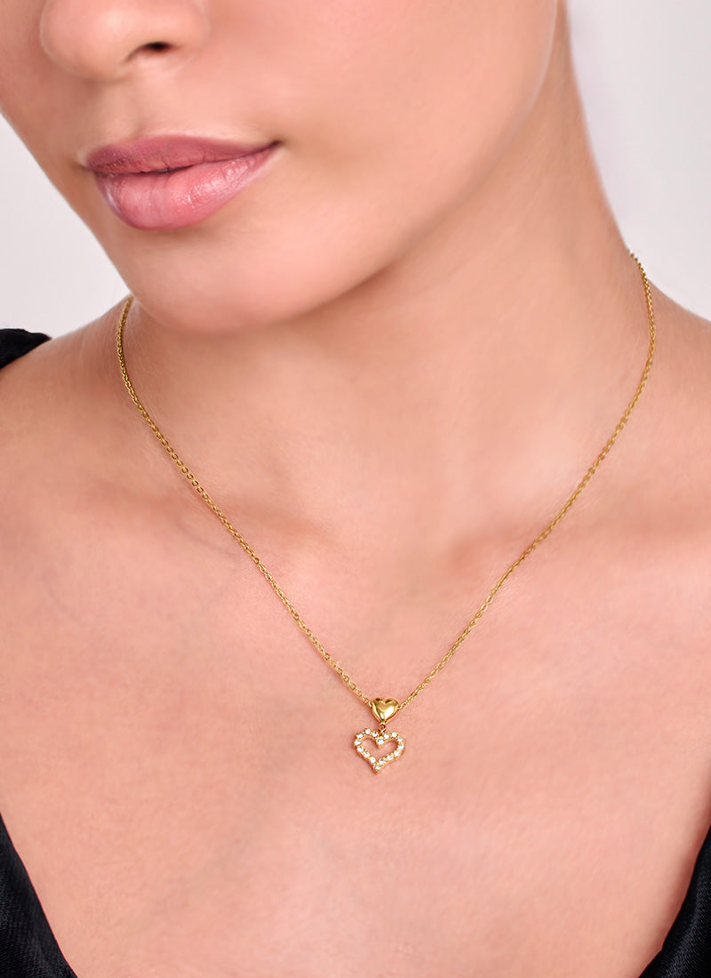 Dew Heart Necklace:BYOS