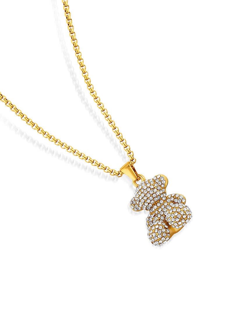 Pavé Teddy Necklace