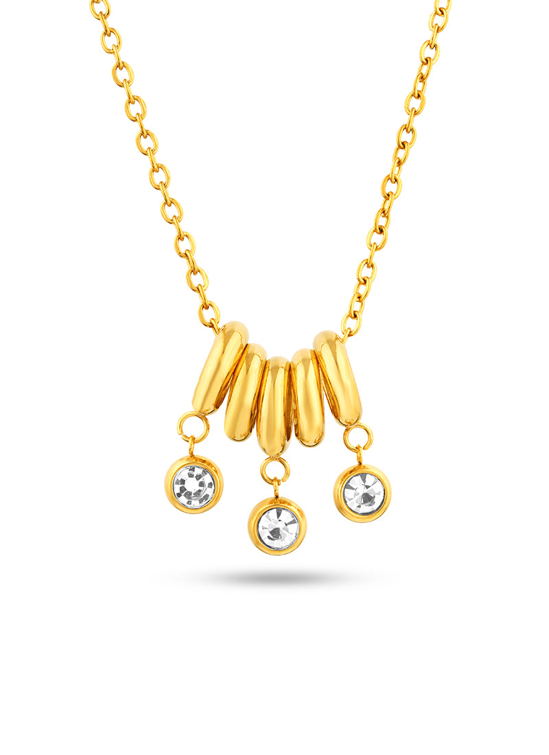 Golden Orbit Necklace