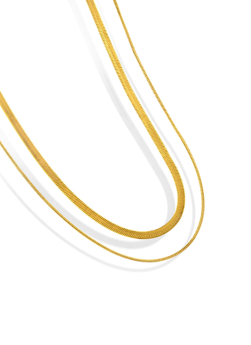 Golden Layer Necklace:BYOS