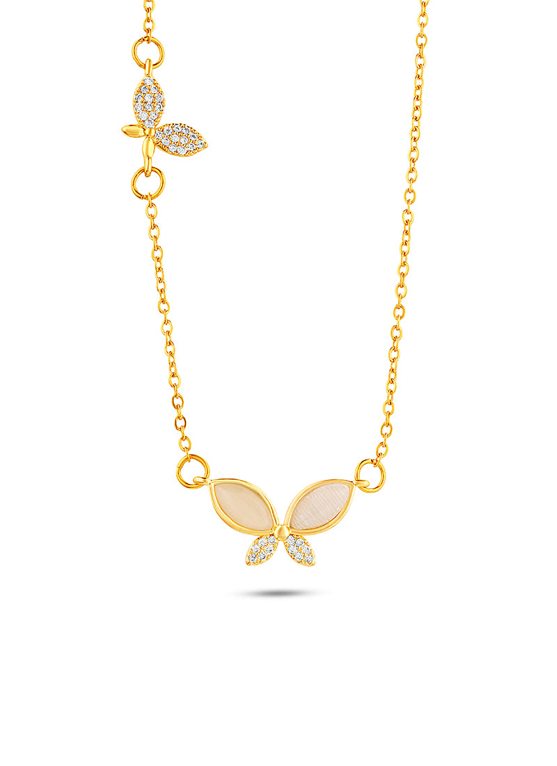 Golden Flutter Necklace