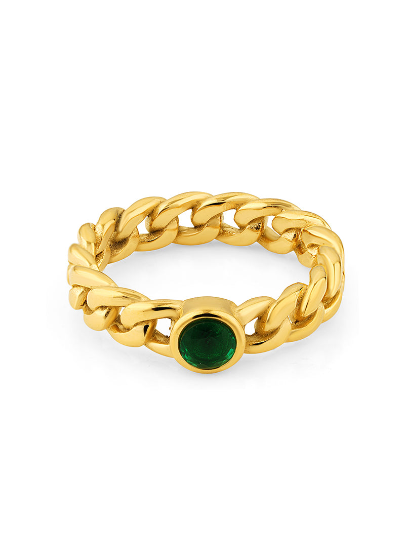 Linked Stone Ring