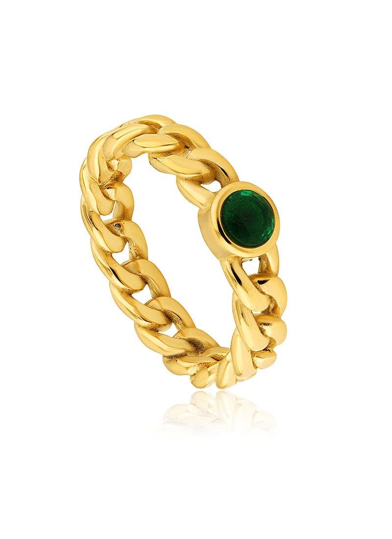 Linked Stone Ring