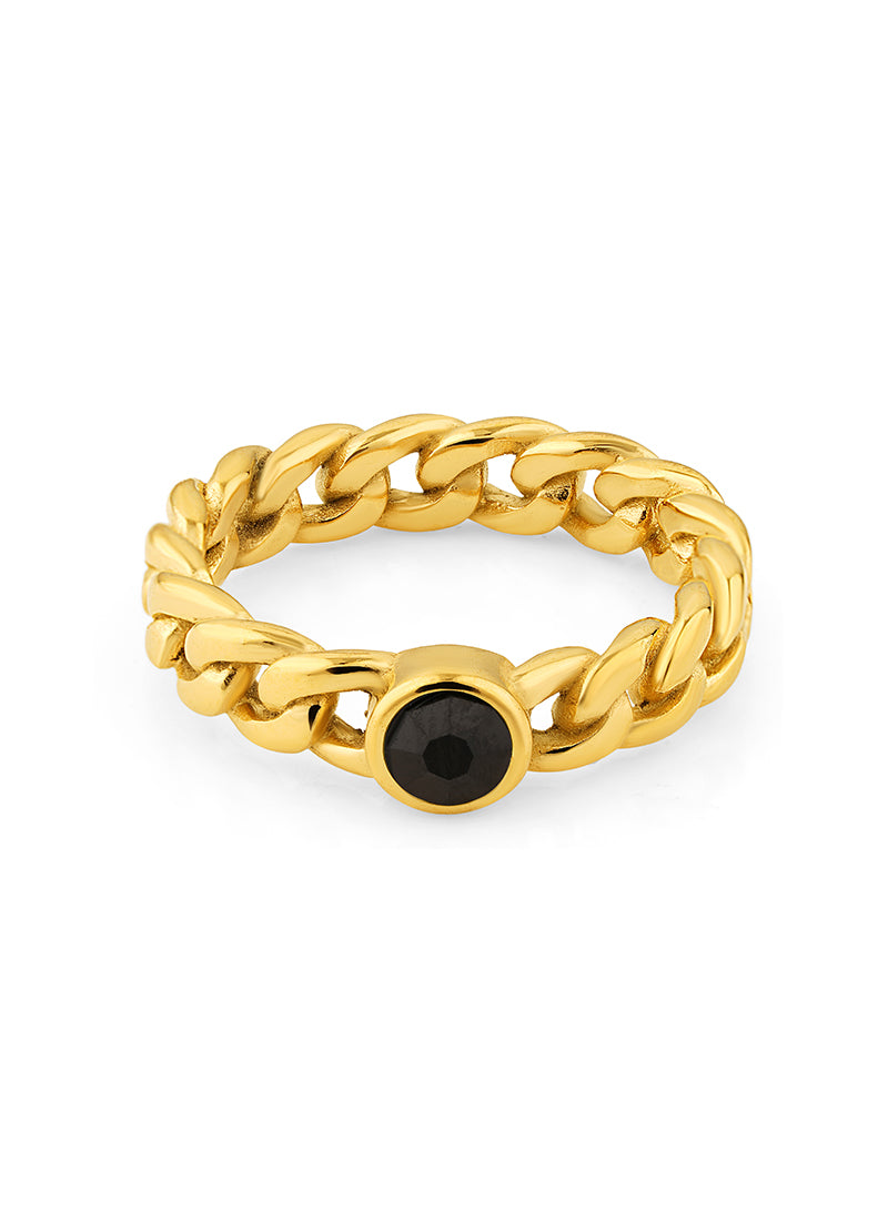 Linked Stone Ring