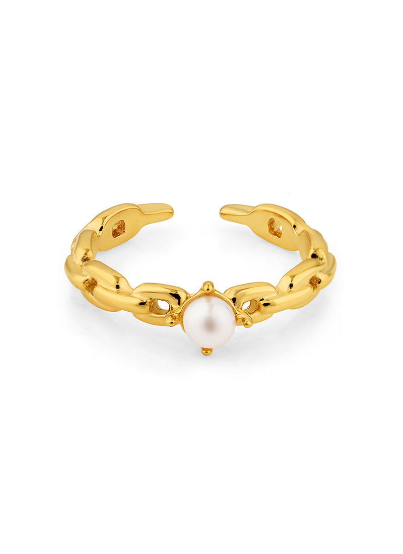 Urban Pearl Link Ring