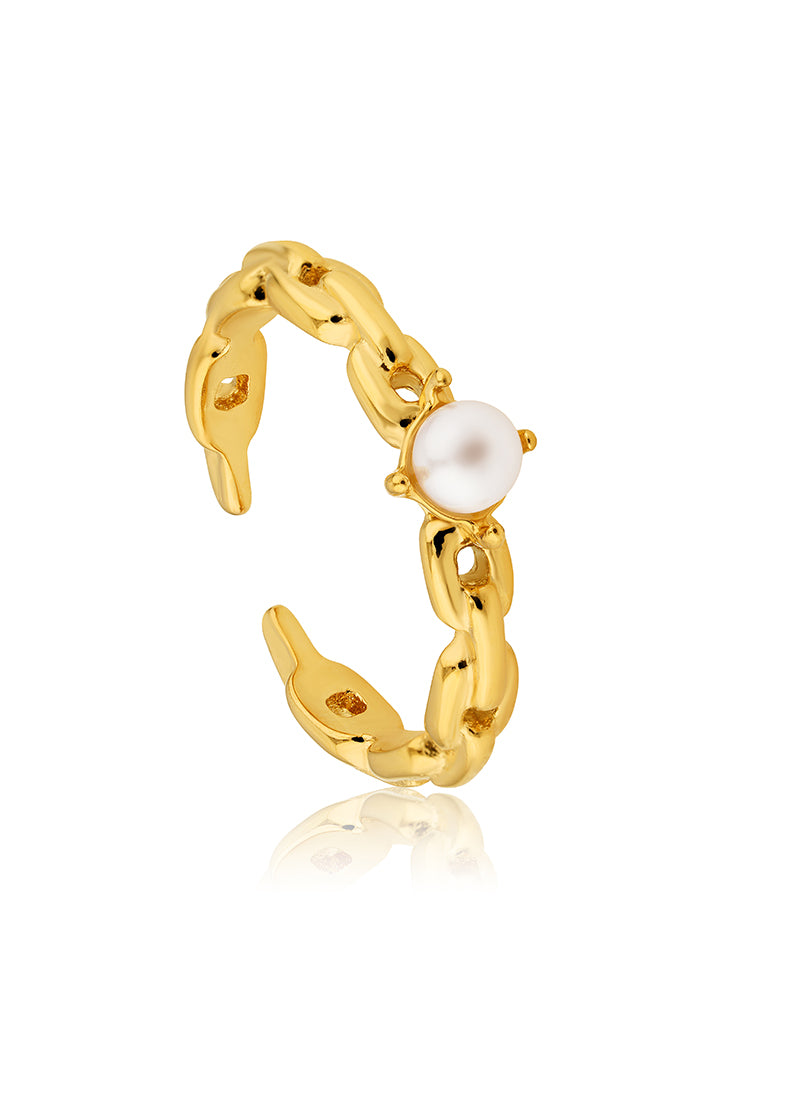 Urban Pearl Link Ring