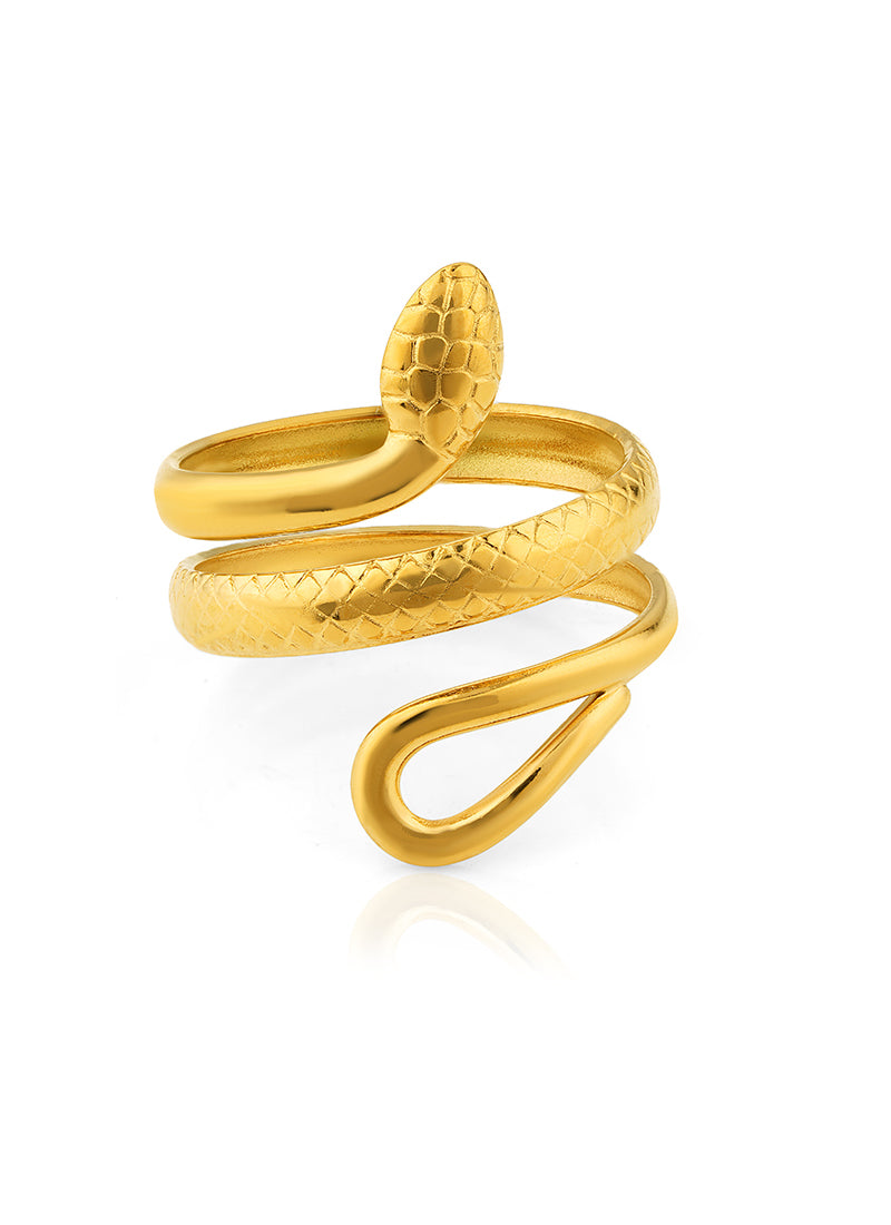 Golden Serpent Ouro Ring