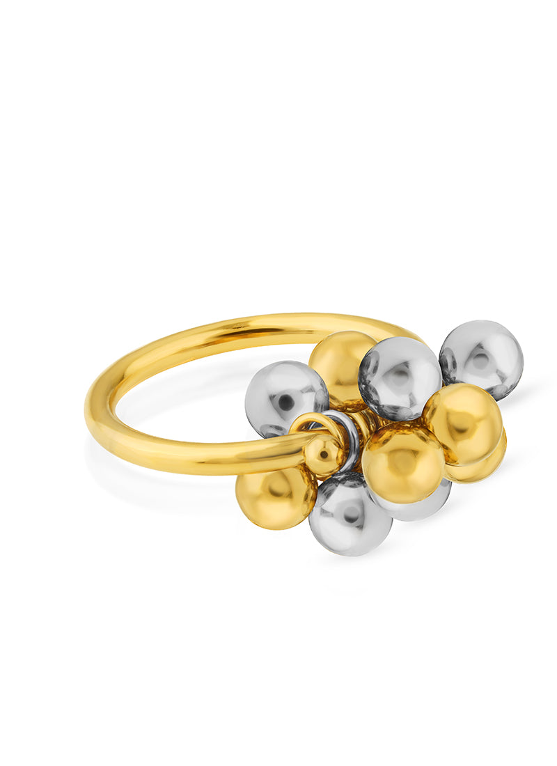 Duo-Tone Celestial Sphere Ring