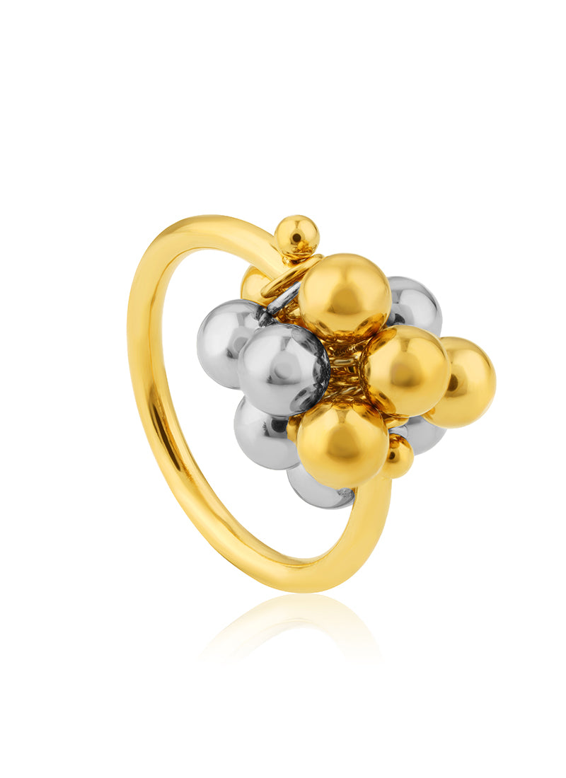 Duo-Tone Celestial Sphere Ring