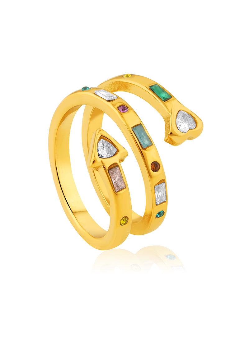 Heartline Prism Ring