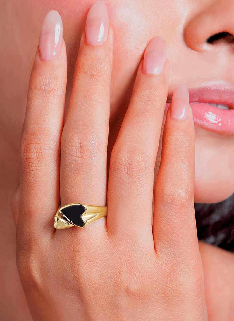 Shadow Heart Ring