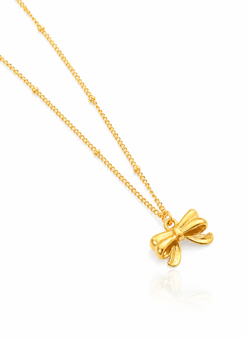 Ribbon Bow Necklace