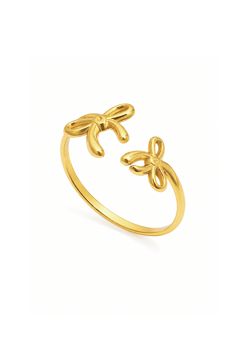 Ribbon Kiss Ring