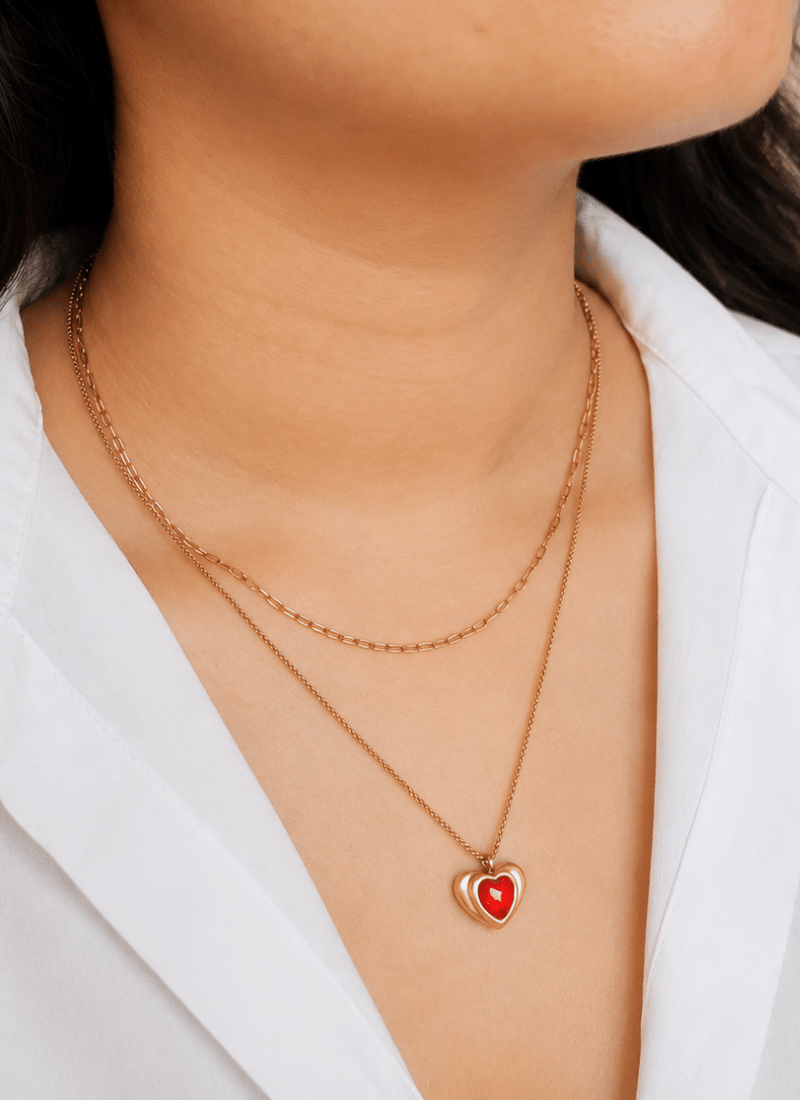 Ruby Glow Necklace