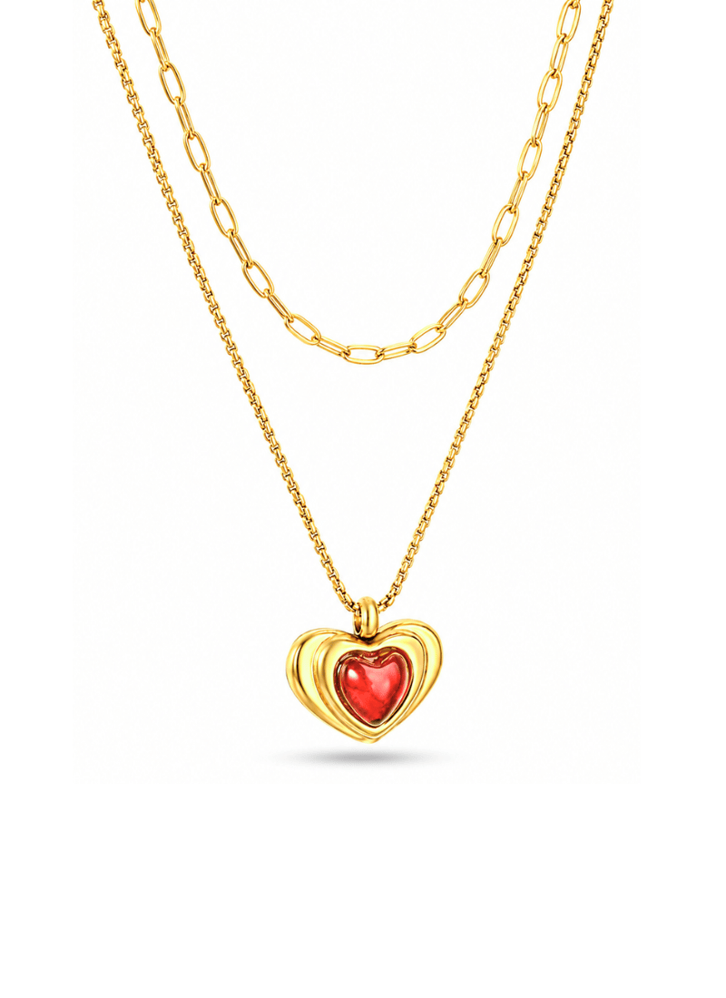 Ruby Glow Necklace