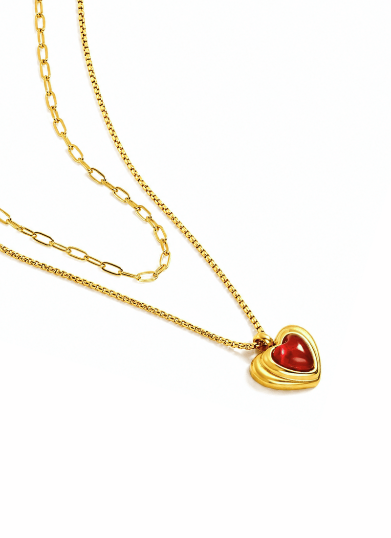 Ruby Glow Necklace